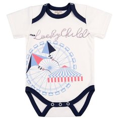 Боди lucky child размер 18 (56-62), белый