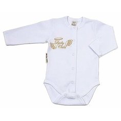 Боди lucky child размер 22 (68-74), белый
