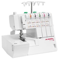 Коверлок Aurora 5000D белый