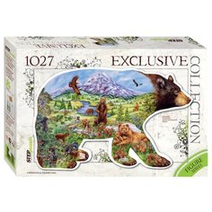 Пазл Step puzzle Exlusive Collection Фигуры Контурный Медведь (83501), 1027 дет.
