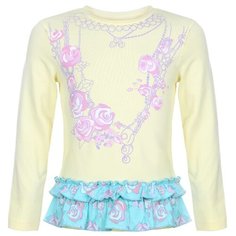 Лонгслив Free Age размер 110, желтый