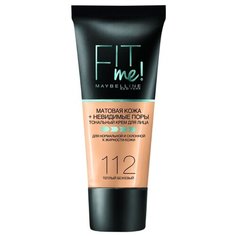 Maybelline Тональный крем Fit Me, 30 мл, оттенок: 112 Теплый бежевый