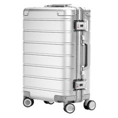 Чемодан Xiaomi 90 Points Mi Metal Travel Suitcase 20" 31 л, серебристый