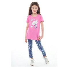 Туника Juno размер 134, розовый