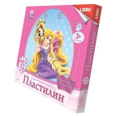 Пластилин LORI Королевские питомцы 12 цветов (Плд-015)