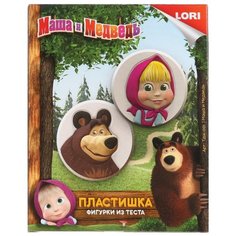 Масса для лепки LORI Фигурки из теста Маша и Медведь (Тдш-001)