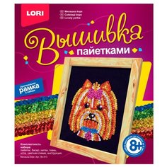 LORI Набор для вышивки пайетками Милашка Йорк Вп-013