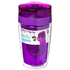 Термокружка Sistema Twist‘n’Sip Tea To Go (0,37 л) purple