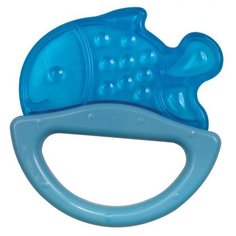 Прорезыватель-погремушка Canpol Babies Rattle with soft bite teether 13/107 голубая рыбка