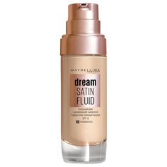 Maybelline Тональный флюид Dream Satin Fluid, 30 мл, оттенок: 03 Слоновая кость