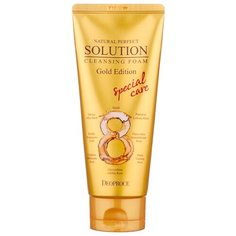 Deoproce пенка для умывания с золотом и восточными травами Natural Perfect Solution, 170 г