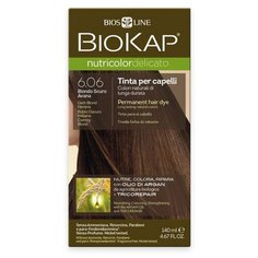 BioKap Nutricolor Delicato стойкая крем-краска для волос, 6.06 гавана