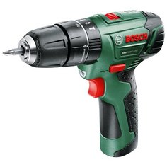 Ударная аккумуляторная дрель-шуруповерт BOSCH EasyImpact 1200 Case 30 Н·м зеленый/черный