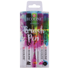 Royal Talens набор фломастеров Ecoline Brush Pen set 5 Primary, 5 шт. (11509900)