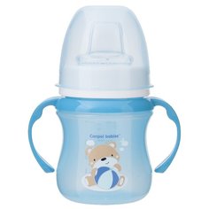 Поильник-непроливайка Canpol Babies 35/207, 120 мл голубой/мишка