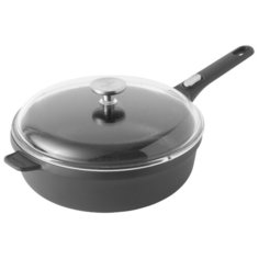 Сотейник BergHOFF Gem 2307305 28 см, с крышкой, черный