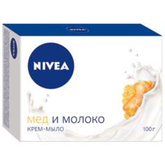 Крем-мыло кусковое Nivea Мед и молоко, 100 г