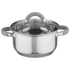 Кастрюля Appetite Sofia 2,5 л, серебристый/серый