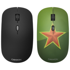 Мышь Canyon CND-CMSW400S star Green USB
