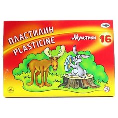 Пластилин ГАММА Мультики 16 цветов (280027) Gamma