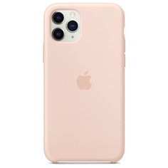 Чехол Apple силиконовый для Apple iPhone 11 Pro розовый песок
