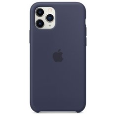 Чехол Apple силиконовый для Apple iPhone 11 Pro темно-синий