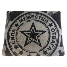 Belezza Полотенце Мужество банное 70х130 см серый