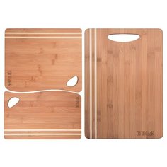 Набор разделочных досок Taller TR-2213 (3 шт.) бежевый