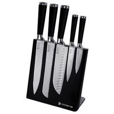 Набор Polaris Silver point 5 ножей с подставкой черный