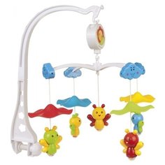 Механический мобиль Canpol Babies Пчелки под зонтиком (75/002) белый