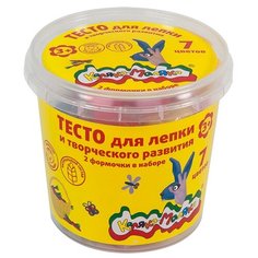 Масса для лепки Каляка-Маляка набор 7 цветов 210 г 2 формочки (ТЛБКМ-07/30)