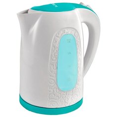 Чайник Polaris PWK 2077CL, белый/бирюзовый