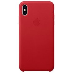 Чехол Apple кожаный для Apple iPhone XS Max (PRODUCT)RED