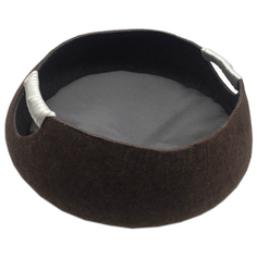 Лежак для кошек Fauna International Matis S 40х40х17 см коричневый