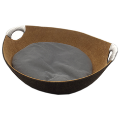Лежак для кошек Fauna International Matis M 45х45х25 см коричневый