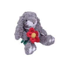 Мягкая игрушка Magic Bear Toys Заяц Гарольд с цветком 23 см