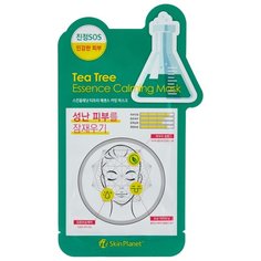 MIJIN Cosmetics тканевая маска Skin Planet Tea Tree Essence Calming Mask с экстрактом чайного дерева, 26 г