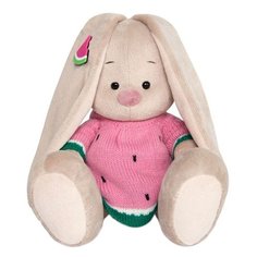 Мягкая игрушка Зайка Ми в вязаном платье Арбузик 23 см