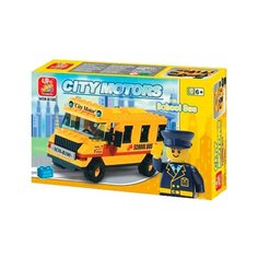 Конструктор SLUBAN Городская серия M38-B100 School Bus