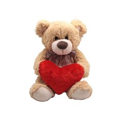 Мягкая игрушка Magic Bear Toys Медведь Марвин с сердцем 40 см