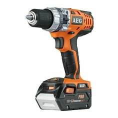 Ударная аккумуляторная дрель-шуруповерт AEG BSB 18C Li-402C 51 Н·м оранжевый/черный
