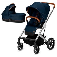 Универсальная коляска Cybex Balios S (2 в 1), с дождевиком denim/denim blue