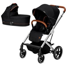 Универсальная коляска Cybex Balios S (2 в 1), с дождевиком denim lavastone black