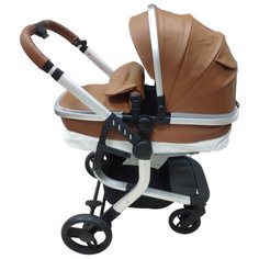 Коляска-трансформер Zhilemei 518 коричневый