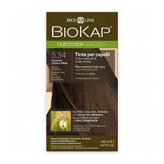 BioKap Nutricolor Delicato стойкая крем-краска для волос, 5.34 медово-каштановый