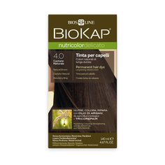BioKap Nutricolor Delicato стойкая крем-краска для волос, 4.0 коричневый
