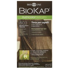 BioKap Nutricolor Delicato стойкая крем-краска для волос, 8.03 блондин натурально-светлый