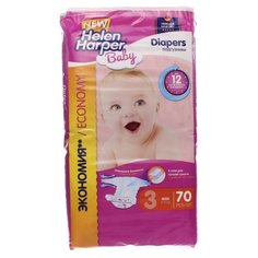 Helen Harper подгузники Baby 3 (4-9 кг) 70 шт.
