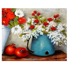 Color Kit Картина по номерам "Натюрморт с гранатами" 40х50 см (CG863)