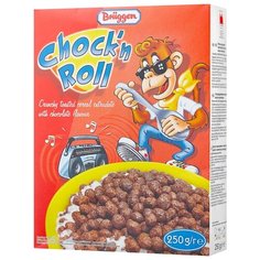 Готовый завтрак Bruggen Chockn Roll шарики с шоколадом, коробка, 250 г